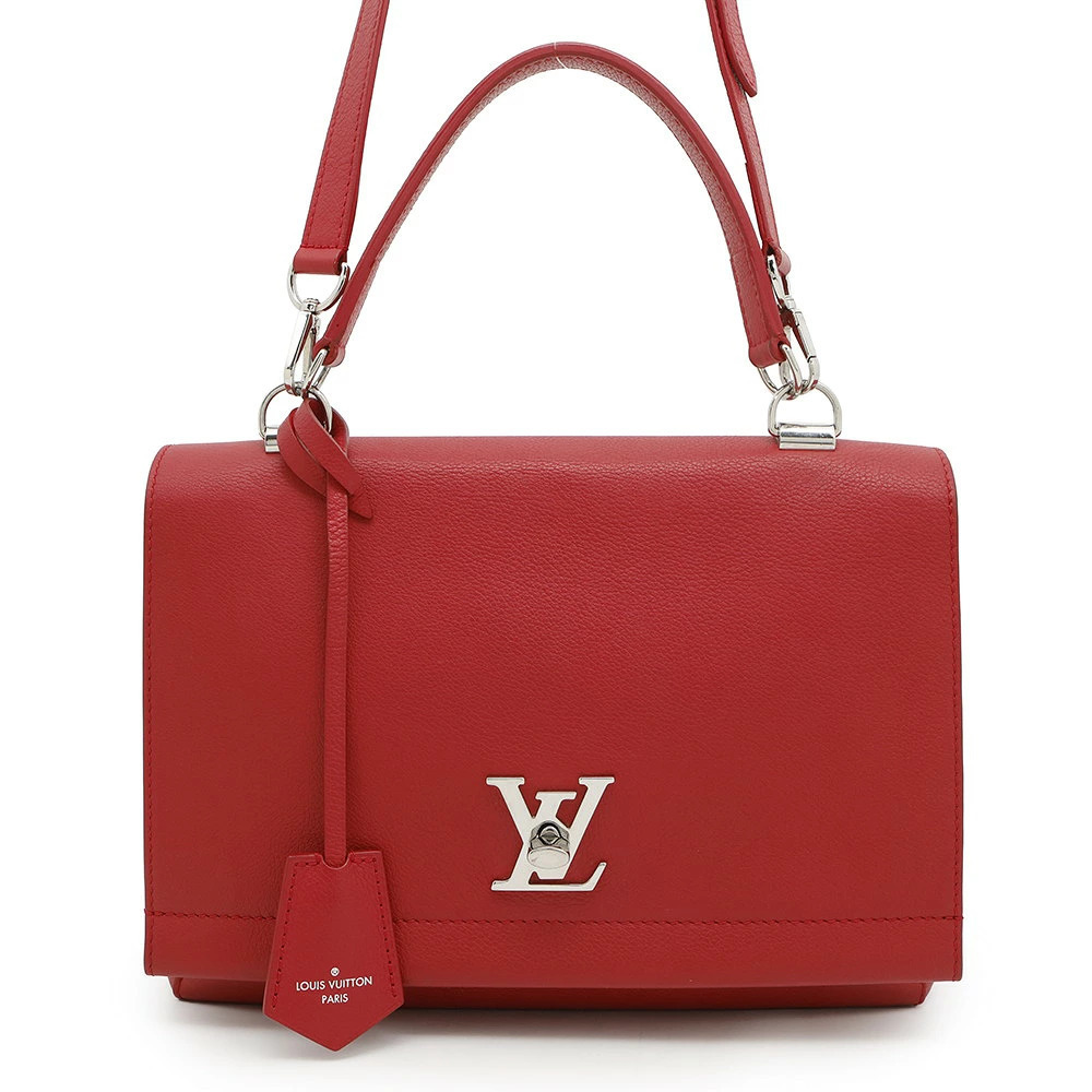 Louis Vuitton handbag calf leather Lockme Cartable bag